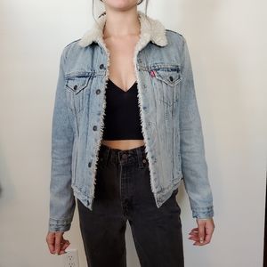 Levi's denim jacket with sherpa/shearling